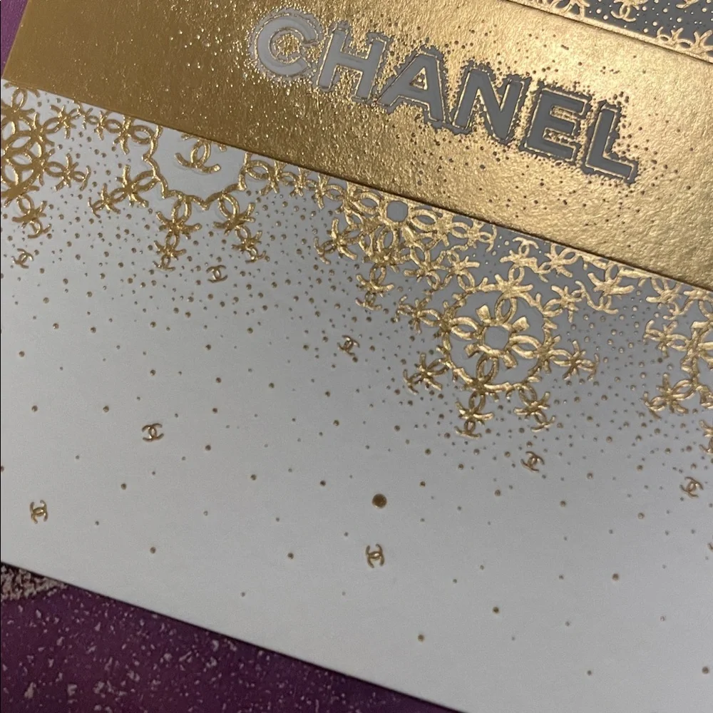 Authentic Chanel Gold Card